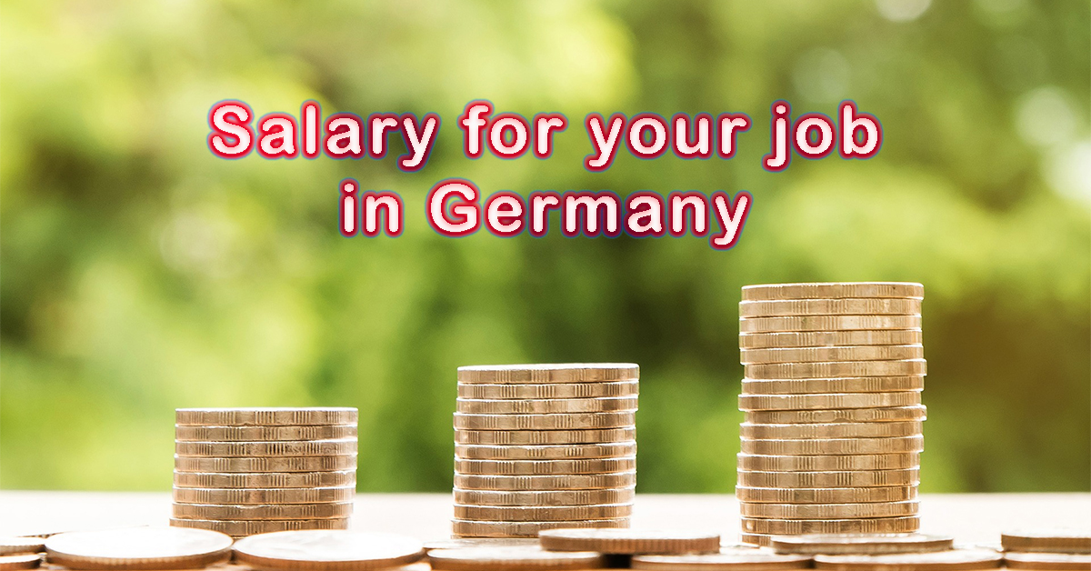 Salary for your job in Germany