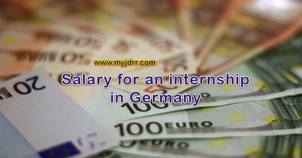 Salary for an internship in Germany