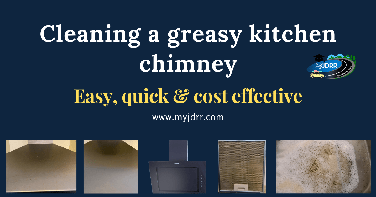 Cleaning a greasy kitchen chimney - Easy, quick & cost-effective