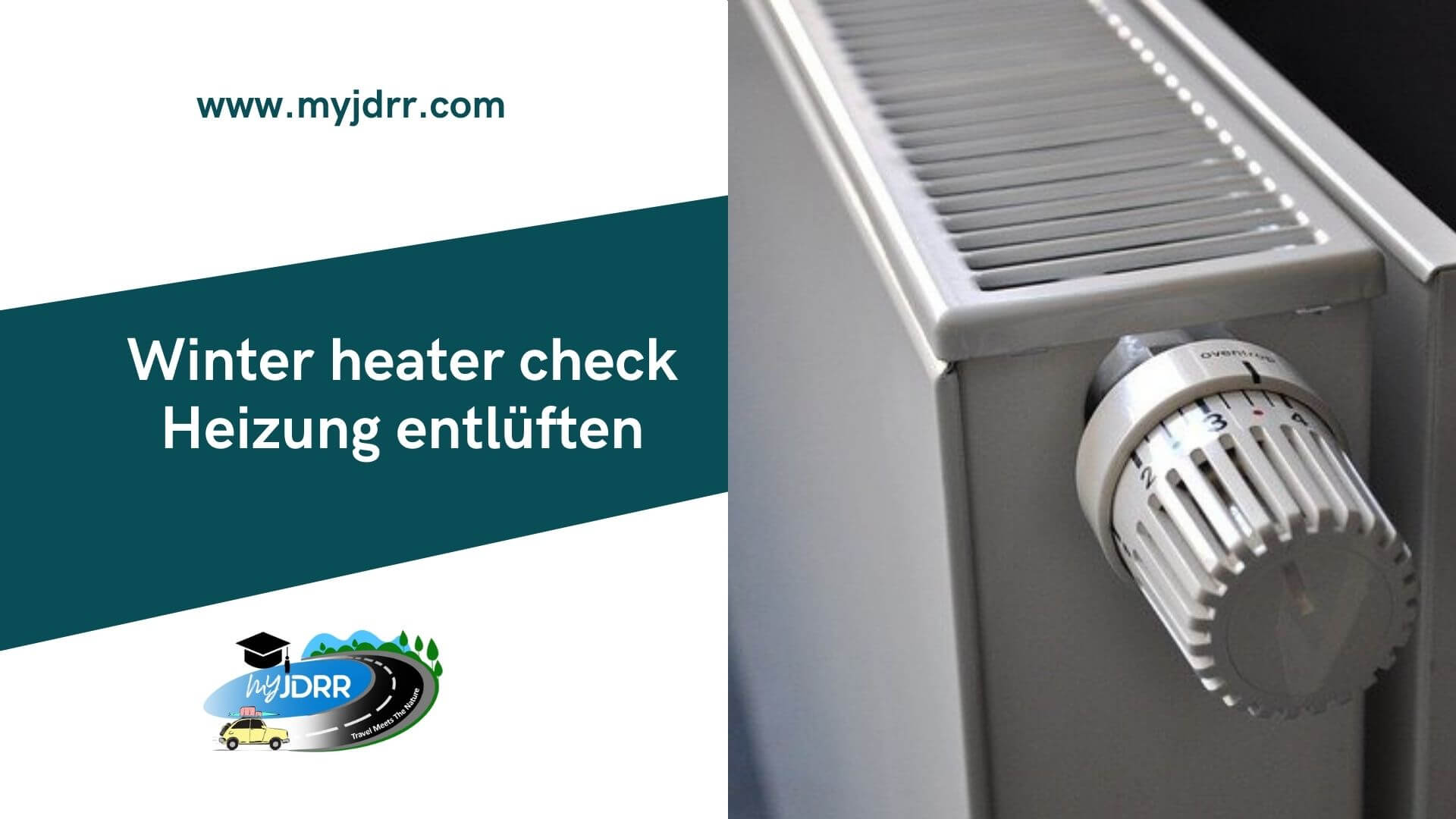 Heizung entlueften - Winter heater vent check